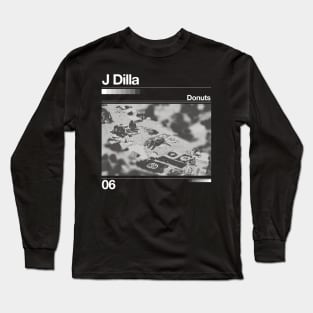 Donuts - Artwork 90's Design Long Sleeve T-Shirt